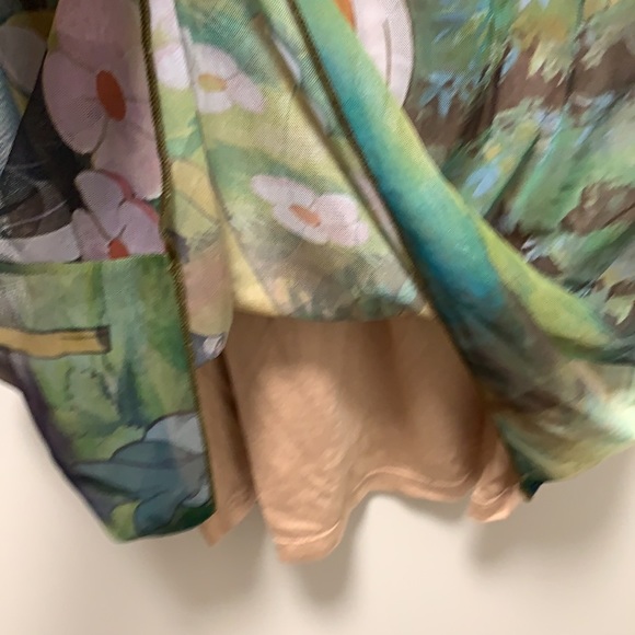 Zara Disney Bambi Print Tulle Midi Dress NWT Small - Picture 13 of 13